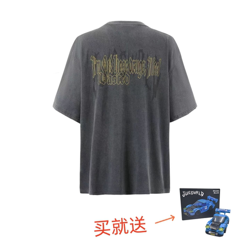 JuiceWRLD启示录宽松短袖T恤