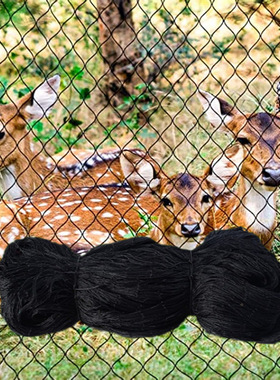 跨境货源黑色尼龙复丝拦鸟网农业种植挡鸟防护网养殖防鸟池塘网