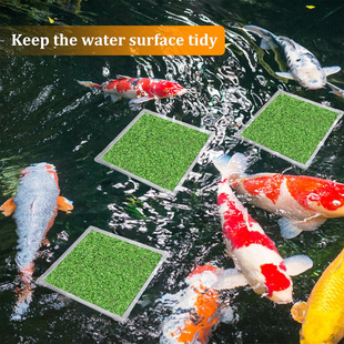 跨境新款 PC透明鱼缸喂食漂浮观赏植物槽花园庭院水池亚克力漂浮管