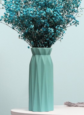 现代简约陶瓷花瓶摆件小清新家居装饰品干花花瓶创意客厅插花花器