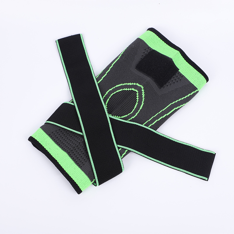 运动加压护膝男女篮球健身跑步登山骑行针织护膝运动绑带护膝