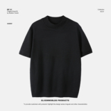 2025直播百搭纯色半袖毛衣打底短袖针织衫M030-特P38，男装T恤，电商B307