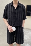 2025夏季短袖短裤套装TZ8044上衣P40，8044裤子P35，可拆卖，男装休闲套装，电商B307