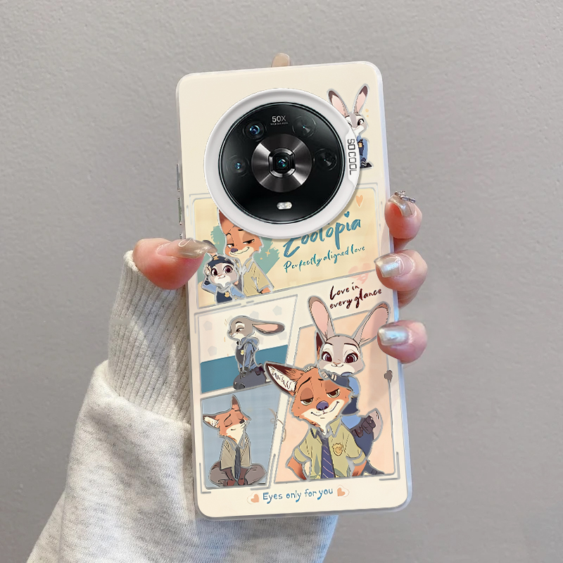 荣耀Magic4手机壳尼克和朱迪漫画