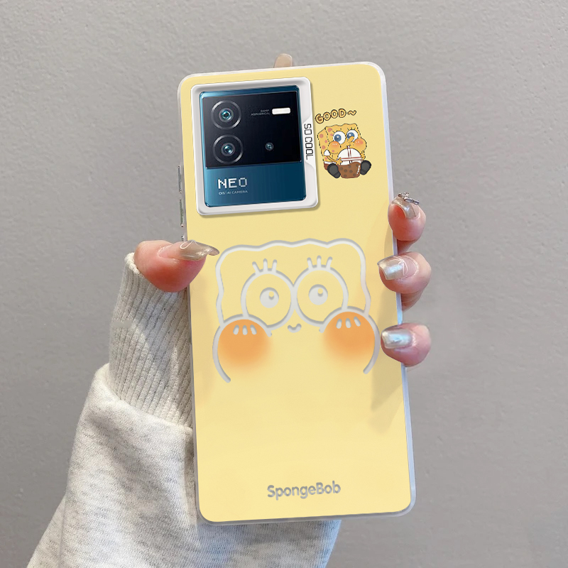 IQOONEO6手机壳大脸海绵宝宝