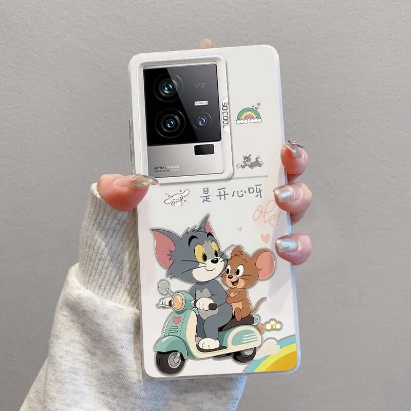 IQOO11手机壳猫鼠开心摩托