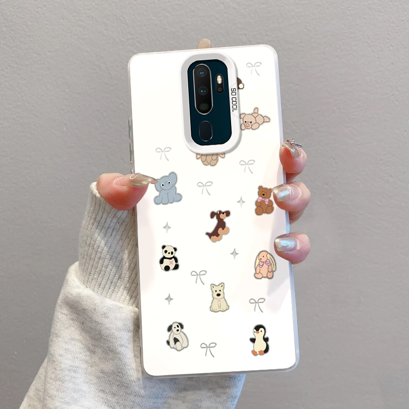 OPPOA11手机壳彩银IMD动物蝴蝶