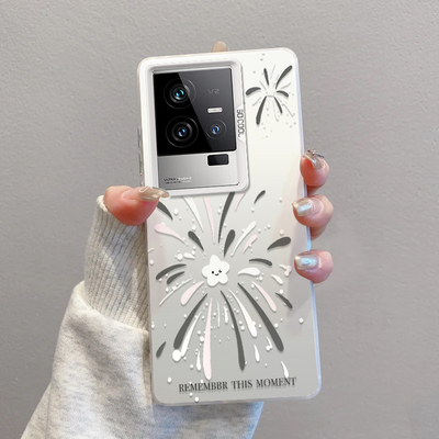 IQOO11星星笑脸烟花手机壳