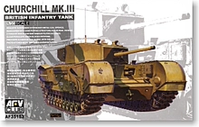 【AFV AF35153】 1:35 英国陆军 丘吉尔 Mk.III 步兵坦克