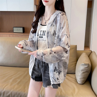 2026夏季新款韩版百搭中长款宽松大码防晒衫女潮