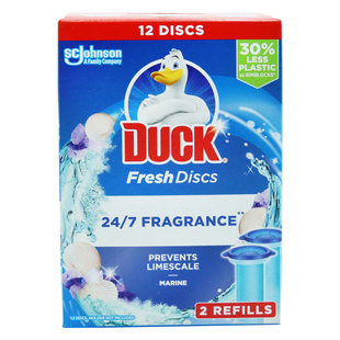 英国DUCK洁厕剂除臭去异味马桶小花马桶炮补充装 清洁花瓣洁厕凝胶