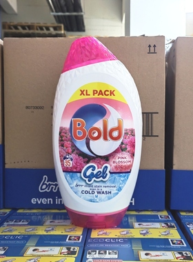 现货英国进口Bold浓缩洗衣液洗衣啫喱粉色少女樱花香氛风铃草橙花
