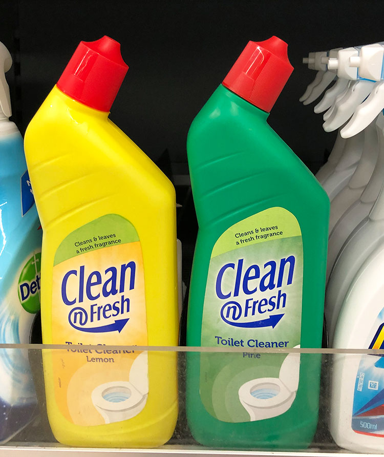 英国进口柠檬香750ml马桶清洁剂