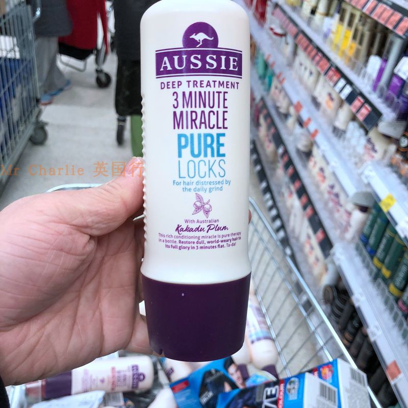ÉÏÐÂÓ¢¹ú½ø¿Ú´üÊóAUSSIE PURE LOCKS 3·ÖÖÓÉî²ã´¿·¢Ä¤250ml
