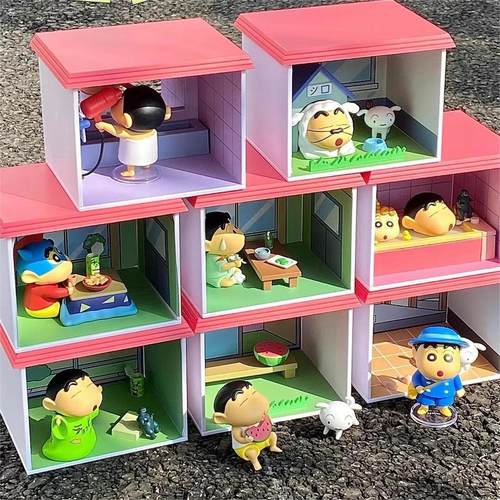 52TOYS蜡笔小新春日部之家盲盒