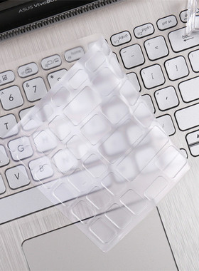 ASUS华硕Y5100UB8250键盘保护贴膜15.6英寸笔记本电脑非夜光非功能快捷键非发光非荧光非韩语可爱透明少女套U