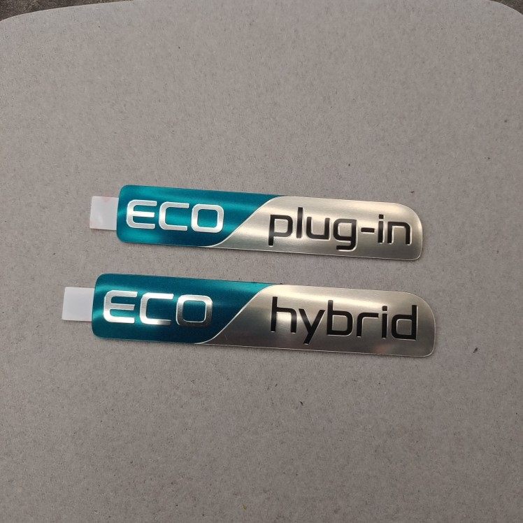 起亚kx3kx5k3k4k5niro极睿ecohybrid混合动力尾标后备箱车标环保