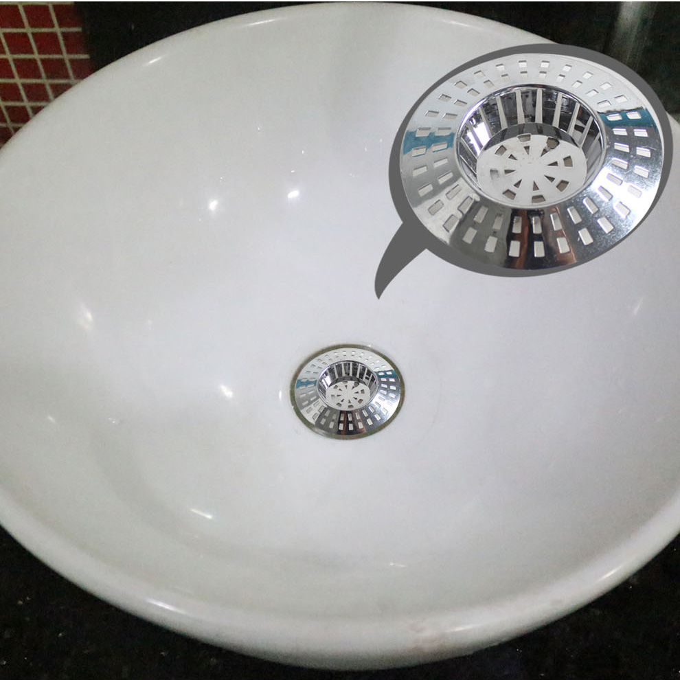 天力防堵网毛发亮面日式洗手盆