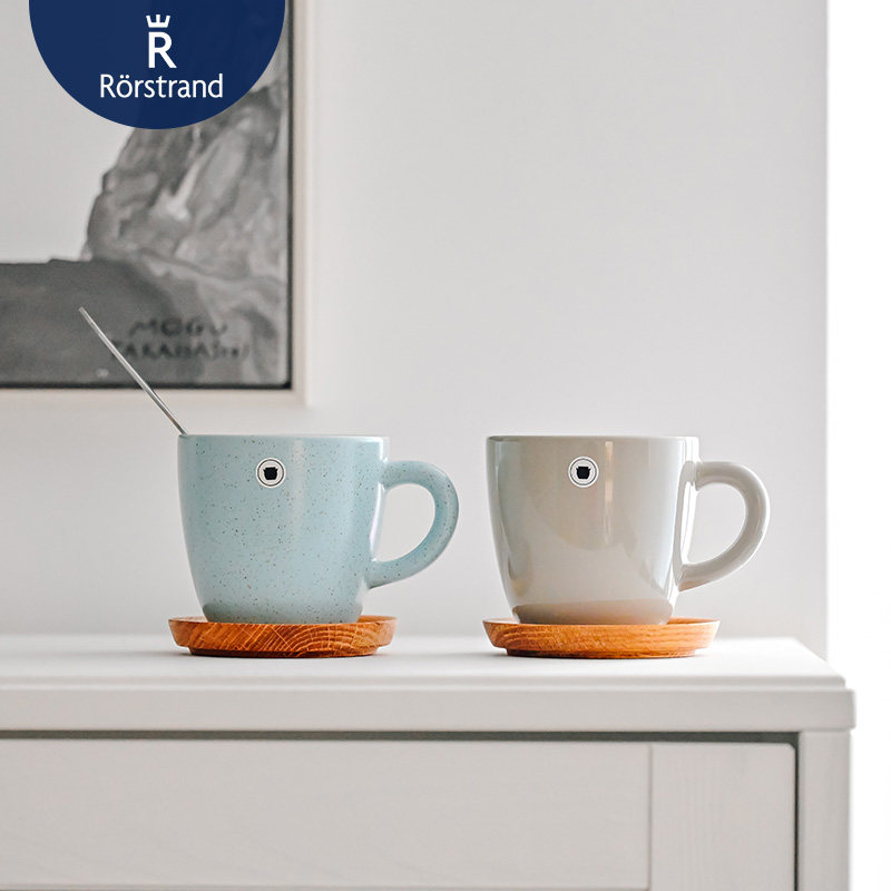 瑞典陶瓷木碗盘咖啡杯马克杯茶杯