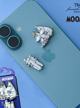 芬兰TMF姆明Moomin卡通3D金属彩贴手机电脑装饰贴纸可爱