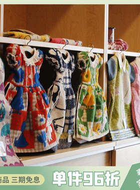 日本毛巾美术馆新疆棉擦手巾亚美姆明MOOMIN挂式纯棉吸水儿童毛巾