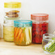 日本进口厚壁玻璃密封罐保鲜瓶储物罐蜂蜜玻璃瓶腌柠檬家用食品罐