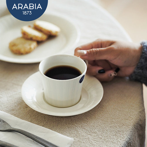 ARABIA咖啡杯芬兰餐具果盘甜品
