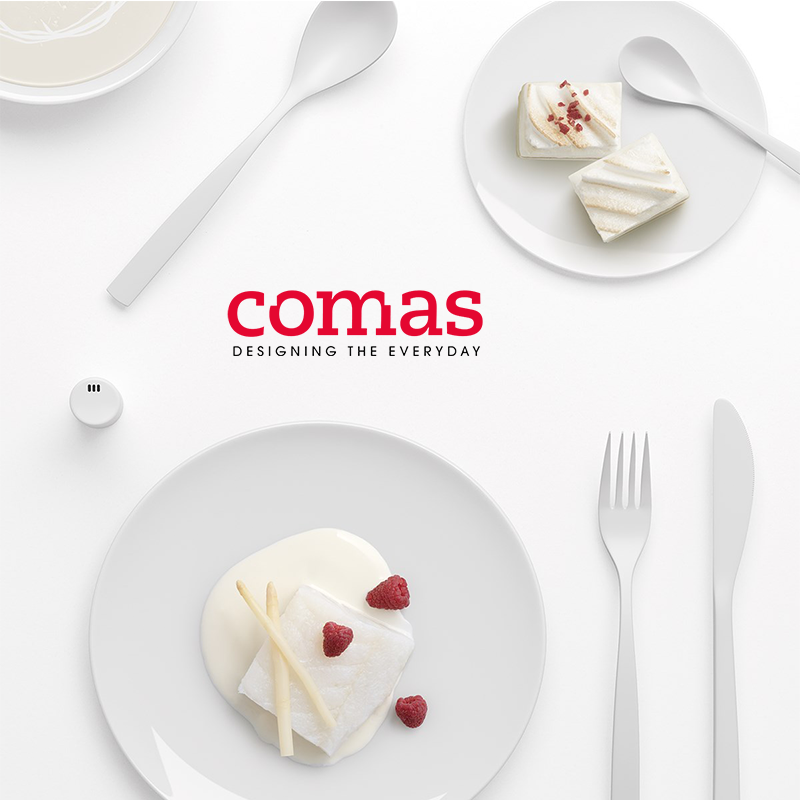 comas白色系列西餐刀汤匙甜品