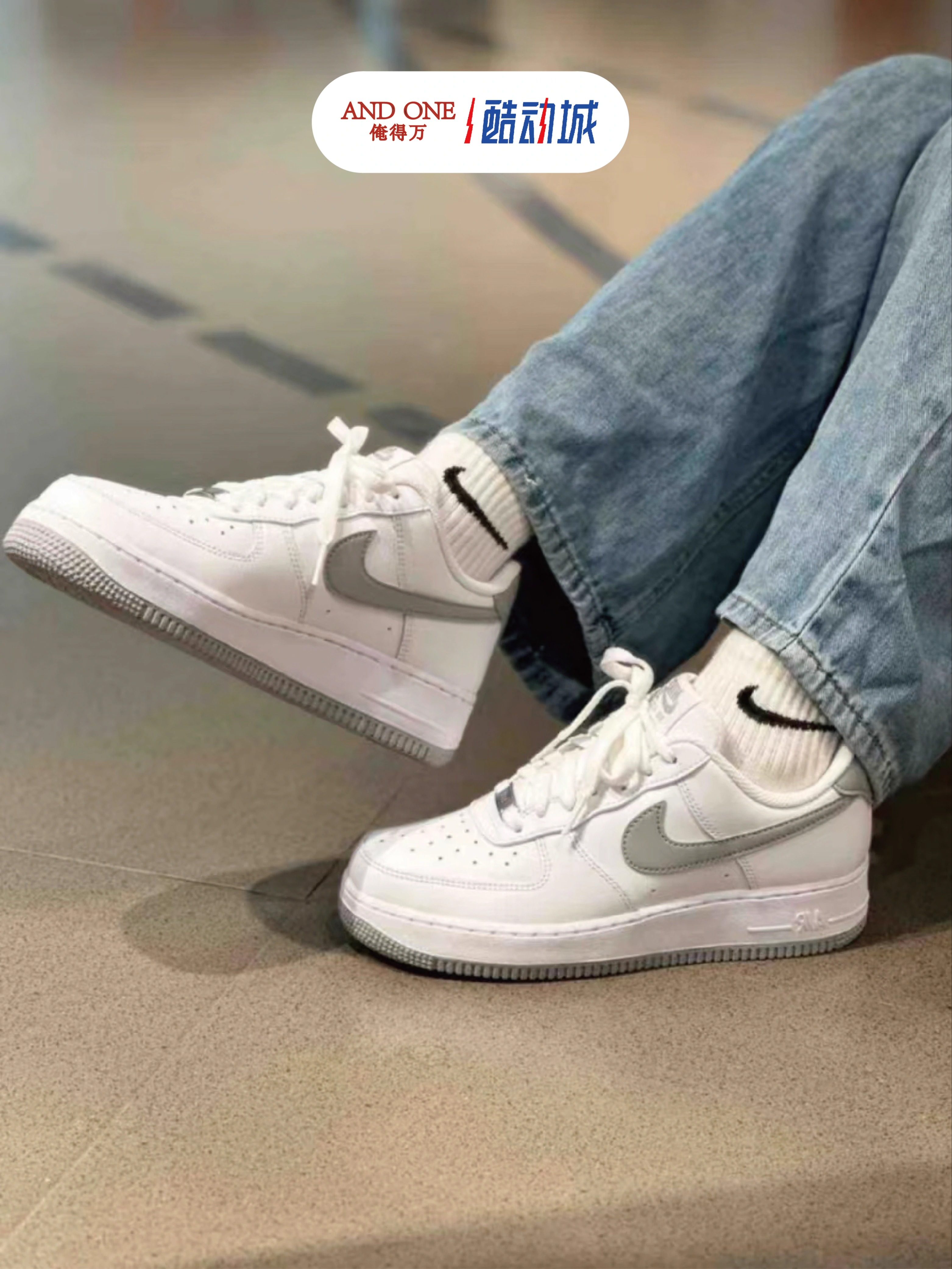 Мужские повседневные спортивные износостойкие кроссовки Nike Air Force 1 от Air Force Изображение 1