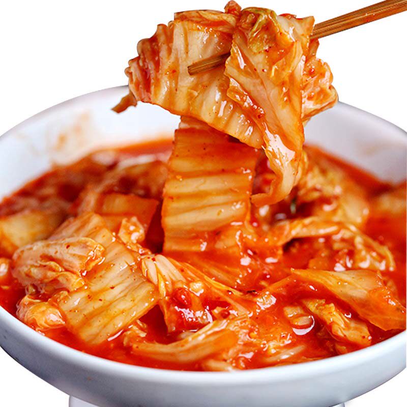 延边酸甜辣白菜泡菜500g 真空包装泡发咸菜袋装东北特产下饭菜