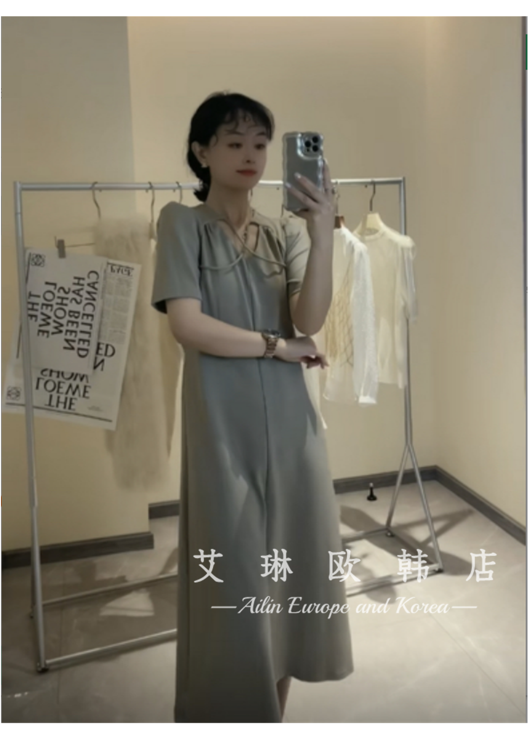 秒杀不退换8902夏装新款纯色交叉绑带设计款弹力显瘦短袖连衣裙女