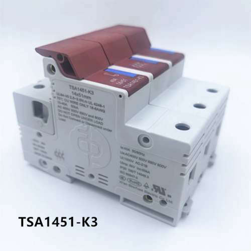 中熔熔断器TSA1451-K3 690VDC40A500V800V40A14X51光伏保险丝底座
