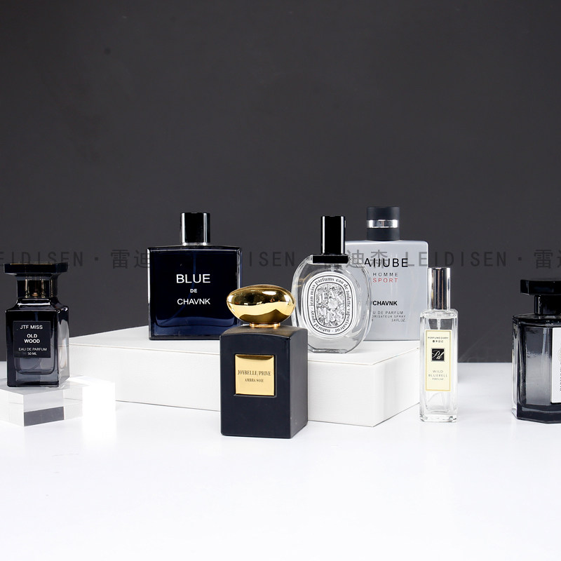 男士香水瓶展示家具店陈列摆件样板房衣帽间会展软装配饰直播影视
