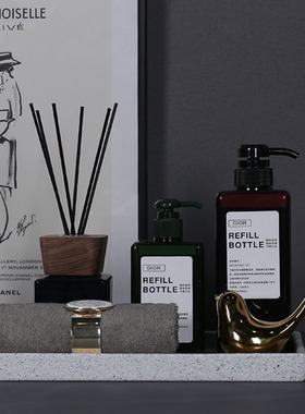 简约浴室装饰品陈列组合套装