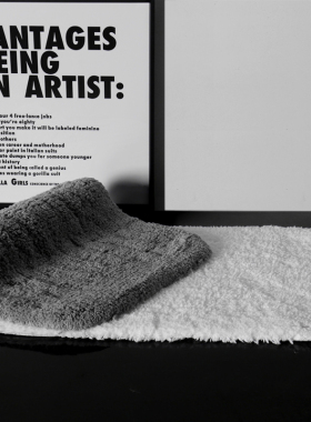 样板房卫生间瓷砖防滑垫摆件