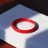 天然原矿朱砂精品红砂内心经款 朱砂手镯饰品礼物 手镯女款