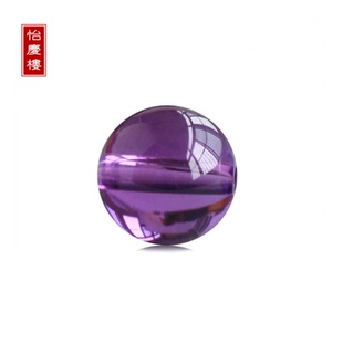 怡庆楼 DIY优化紫水晶 12mm紫水晶 乌拉圭深紫水晶散珠单珠