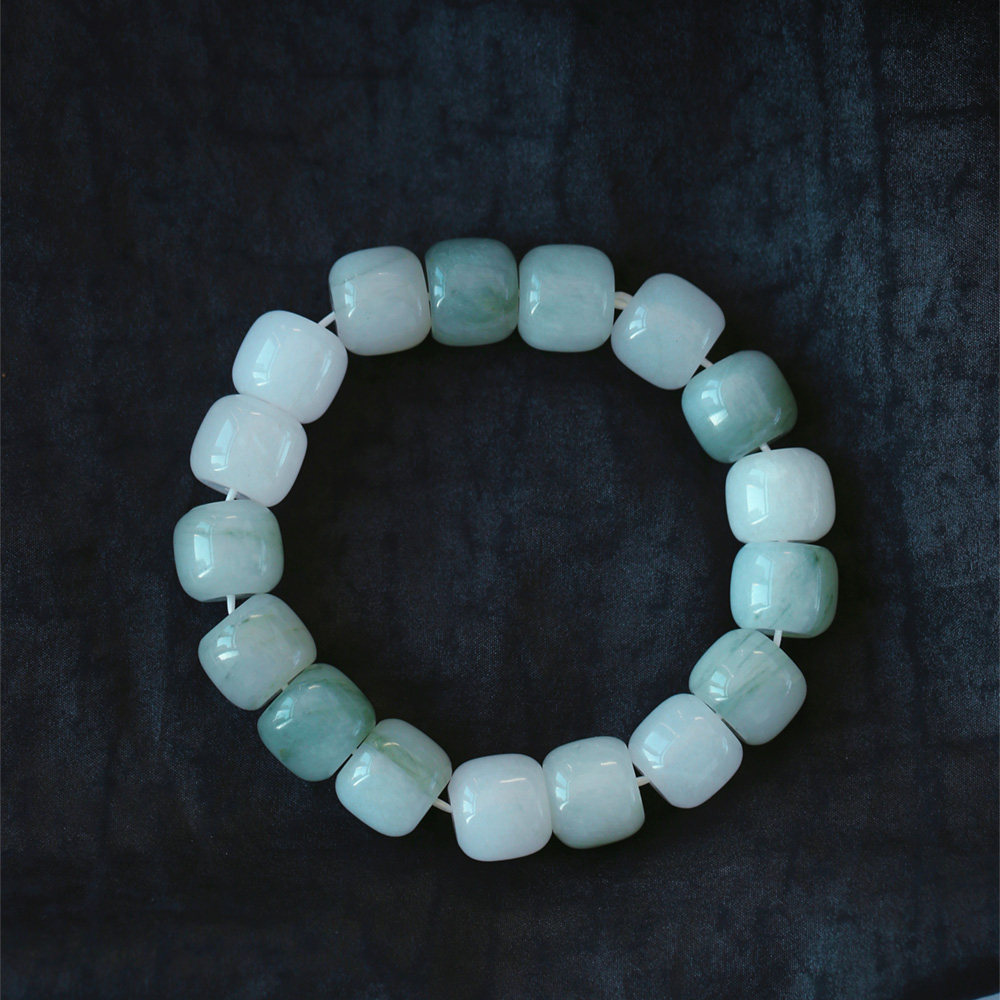 天然天山翠老型珠款手链女款