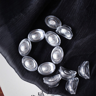 999足银银元宝 空心元宝招财进宝收藏摆件过年礼品S999纯银小银锭