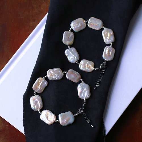 淡水珍珠巴洛克珍珠原创款手链