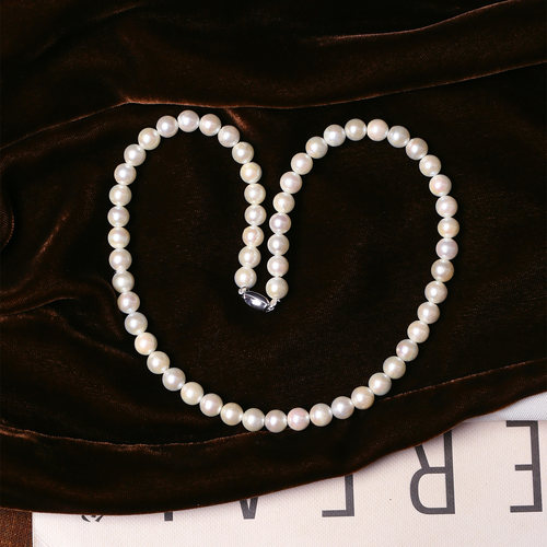 超值推荐 天然海水akoya珍珠项链 女款正品海水珍珠项链饰品