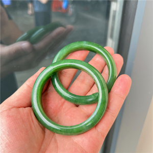 天然北极玉碧玉手镯怡庆楼