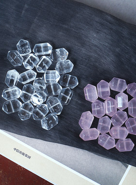 白水晶粉水晶打磨能量柱