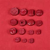 正品 保真高含量朱砂紫金砂八卦太极配件DIY手链挂件珠串背云配饰