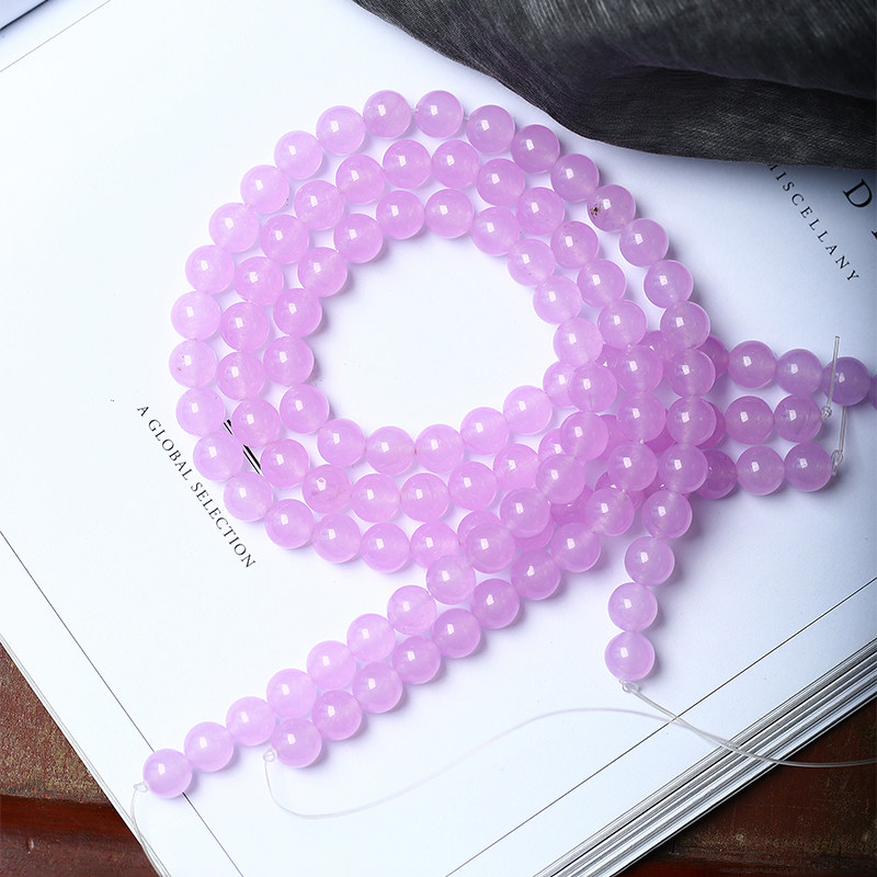 包邮 浅紫玉髓半成品 粉色水晶散珠 串珠 DIY手工配件材料 女饰品,饰品/流行首饰/时尚饰品新,其他DIY饰品配件,淘宝优惠券,粉丝福利购,淘宝优惠卷