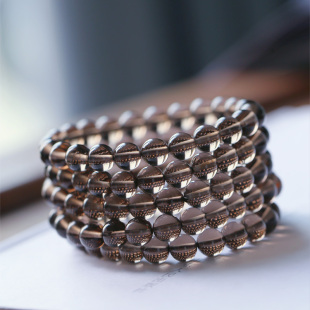 天然冰种黑曜石冰曜石手链男女情侣男女情侣冰种黑曜石节日礼物