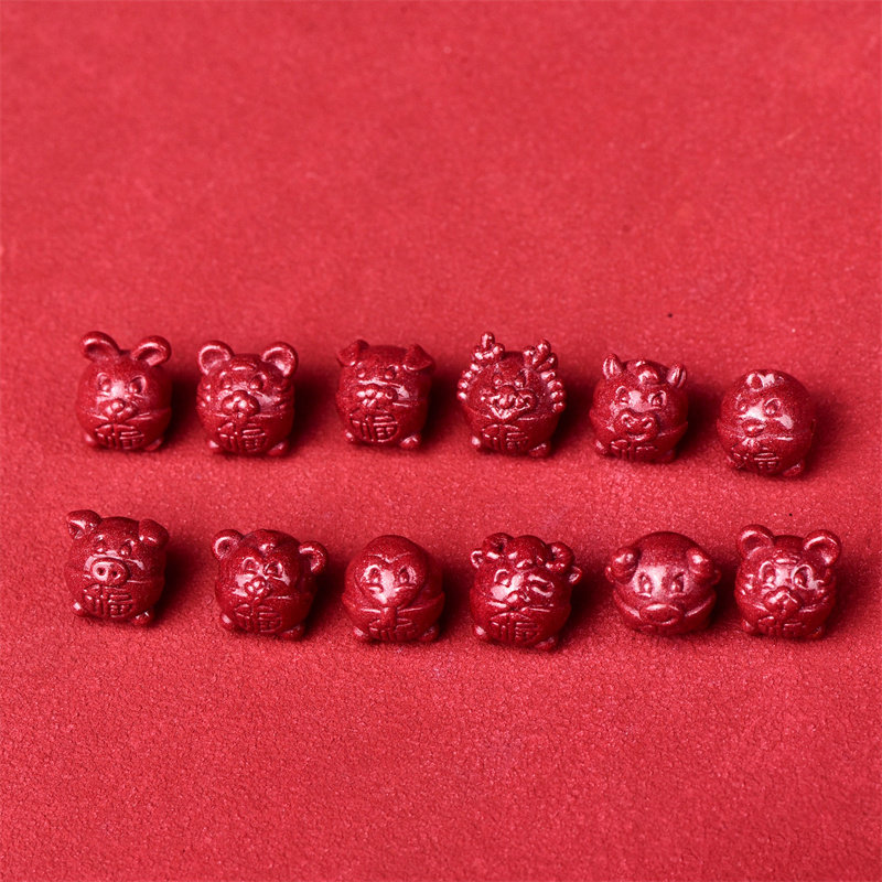 天然朱砂高含量紫金砂十二生肖兔diy手链配件手工编织本命年配饰,珠宝/钻石/翡翠,DIY配件,淘宝优惠券,粉丝福利购,淘宝优惠卷