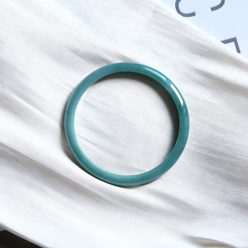 翡翠危料藍水叮當鐲款手鐲