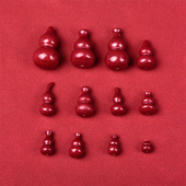 原矿朱砂紫金砂小葫芦配件diy手链手工串珠材料佛珠编制饰品吊坠