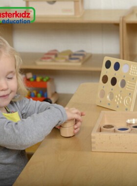 香港品牌masterkidz触觉训练材料与纹理探奇套装儿童触摸感知玩具